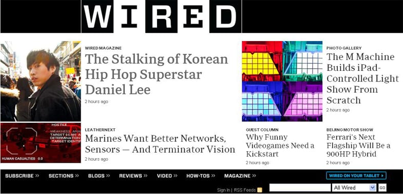 Tablo featured on WIRED Magazine