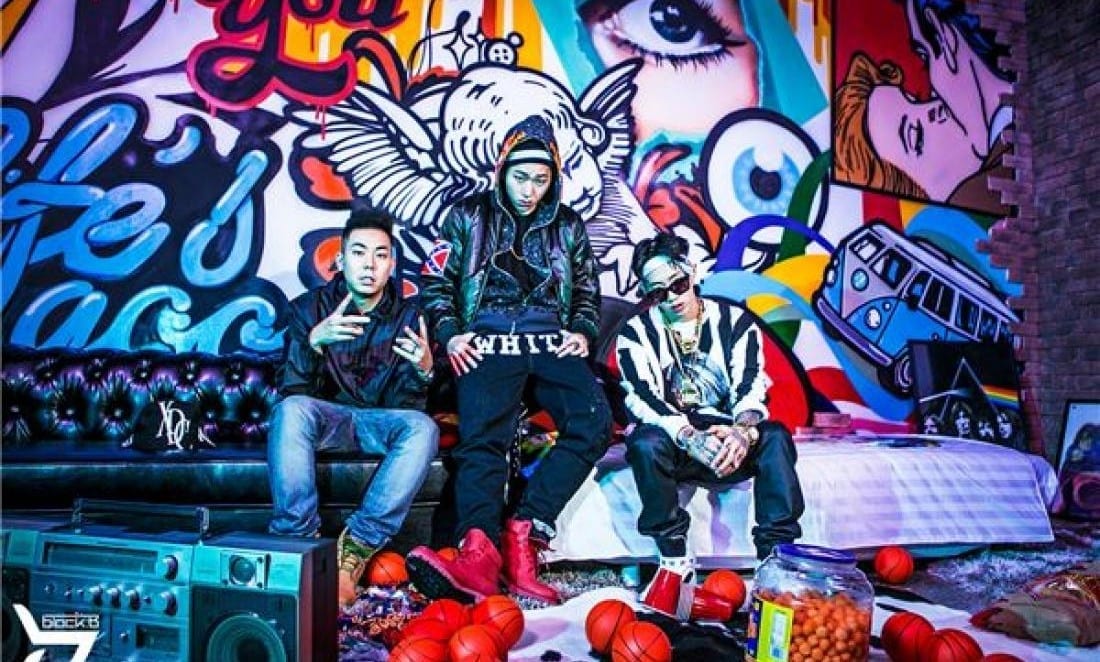 Screenshot of Zico's 'Tough Cookie' MV with Loco, Zico, and Jay Park