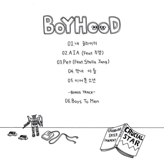 Crucial Star - Boyhood tracklist