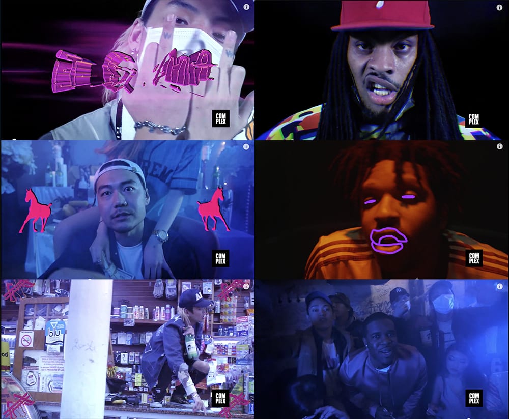 Keith Ape - It G Ma Remix (feat. A$AP Ferg, Father, Waka Flocka Flame, & Dumbfoundead) MV screenshots
