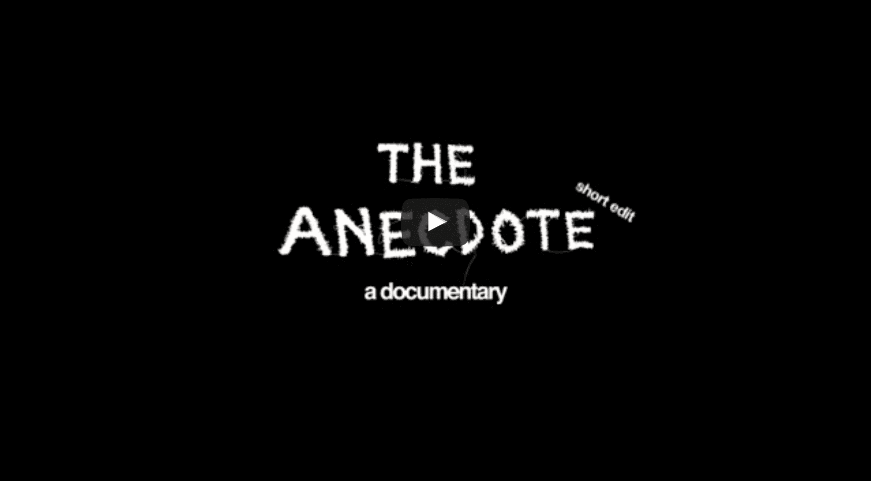 E SENS - The Anecdote: A Documentary (short edit)