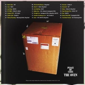 peace of cake - the oven tracklist