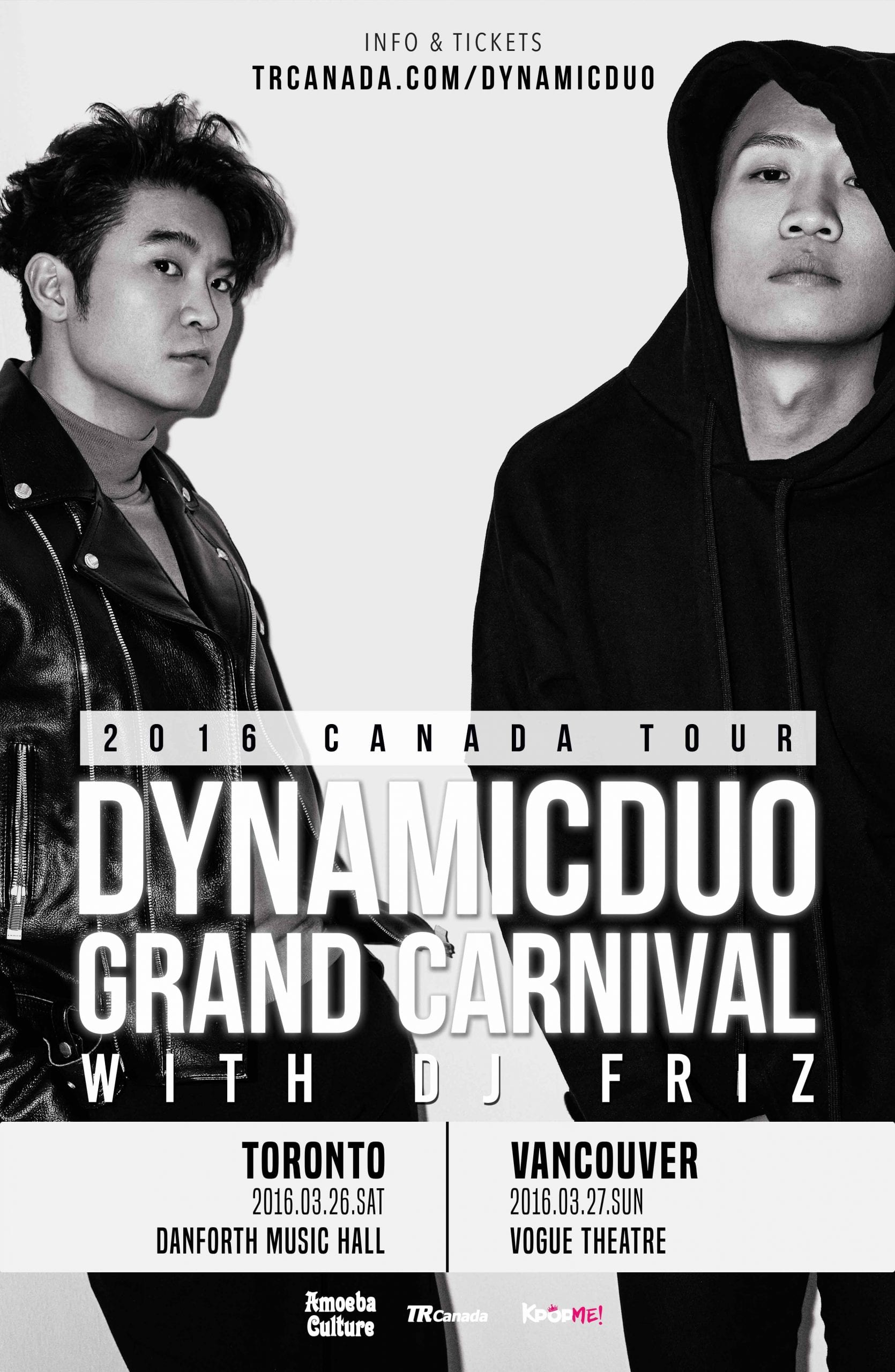 Dynamic Duo Grand Carnival Tour 2016 poster