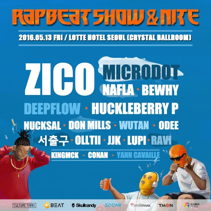 Rapbeat Show & Nite 2016 poster