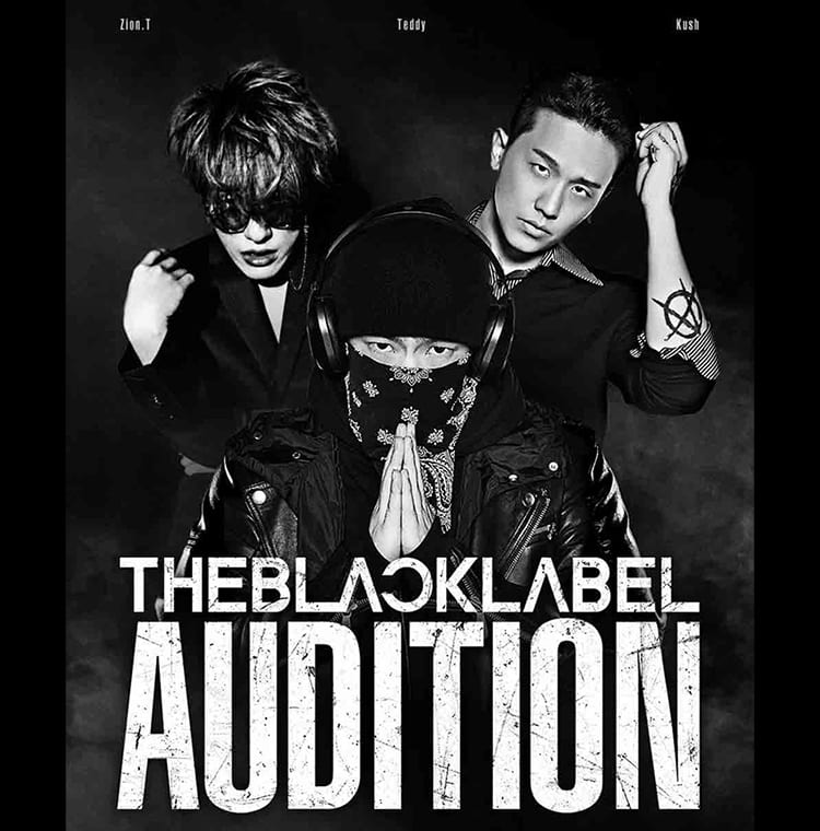 The Black Label poster with Zion.T, Teddy, Kush