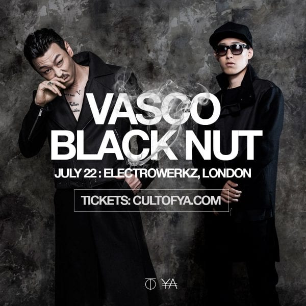 Vasco and Black Nut in London (concert poster)