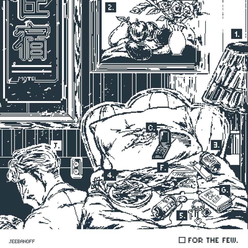 jeebanoff - for the few. (album cover)