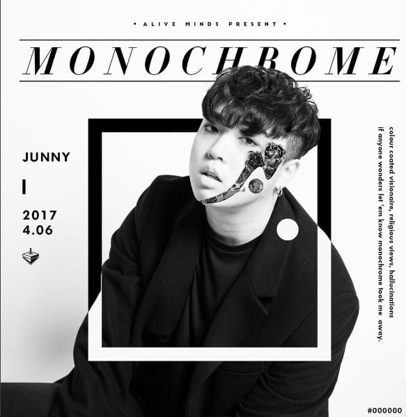 JUNNY - Monochrome (album cover)