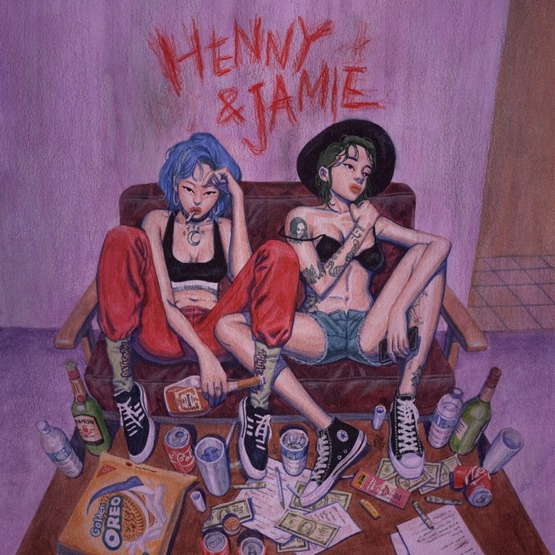 neonblue - Henny & Jamie (album cover)