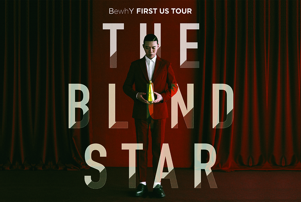 BewhY - The Blind Star First US Tour Poster