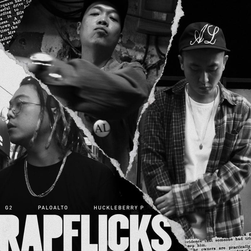 G2, Paloalto, Huckleberry P - single 'Rapflicks' (cover art)