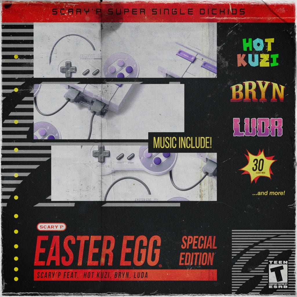 Luda, BRYN, h0t kuzi, SCARY'P - Easter Egg (cover art)