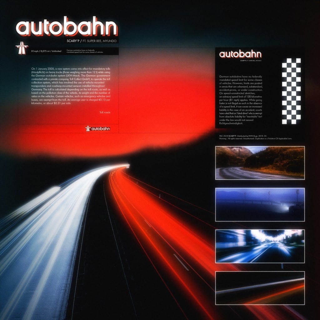 SCARY'P - AUTOBAHN (cover art)