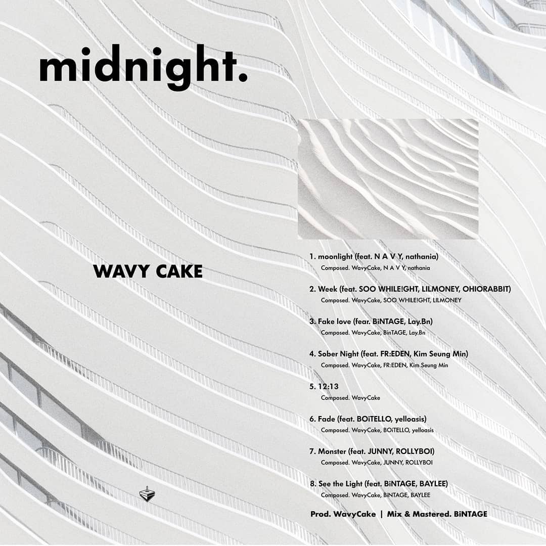 WavyCake - midnight. (cover art)