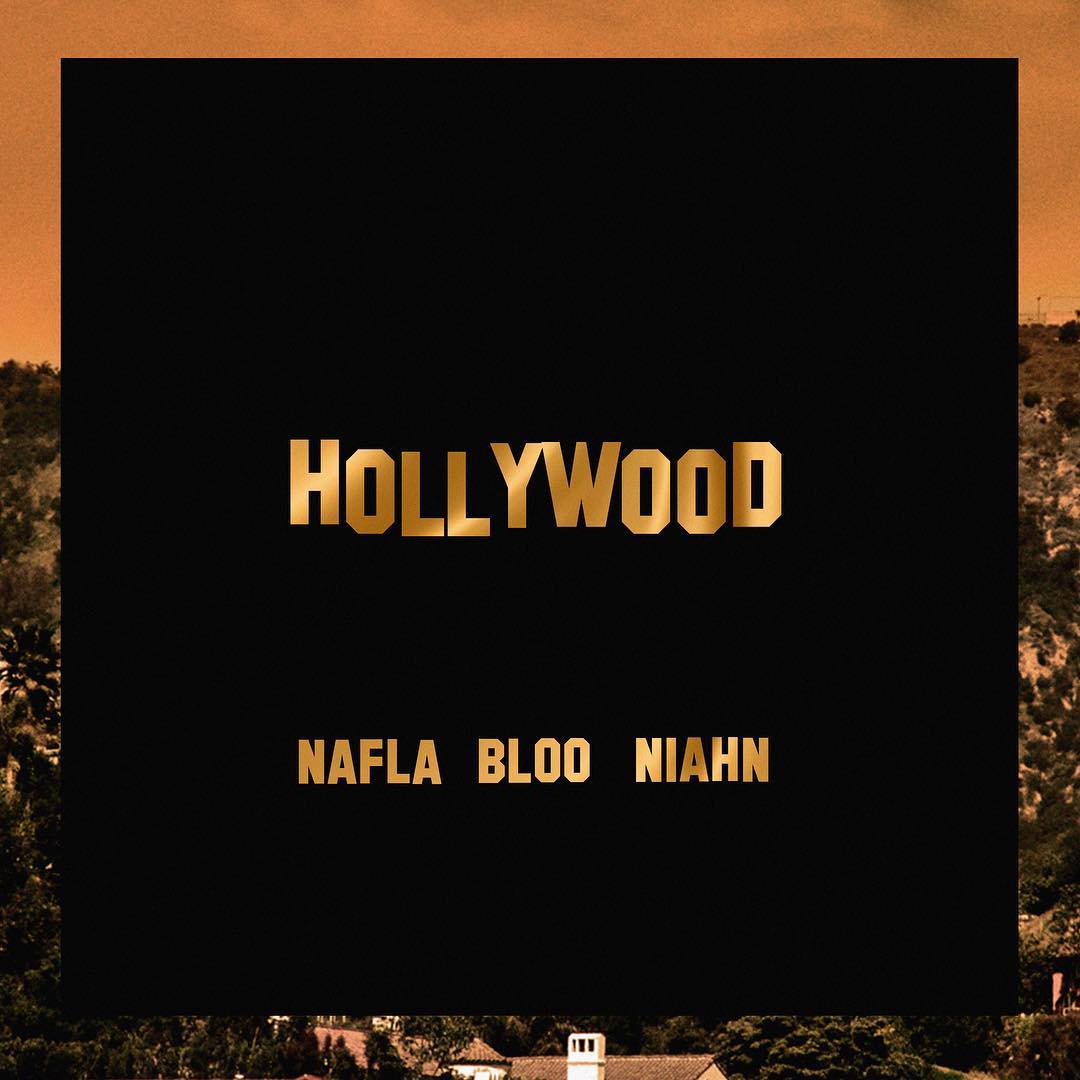 nafla, BLOO, niahn - Hollywood (cover art)