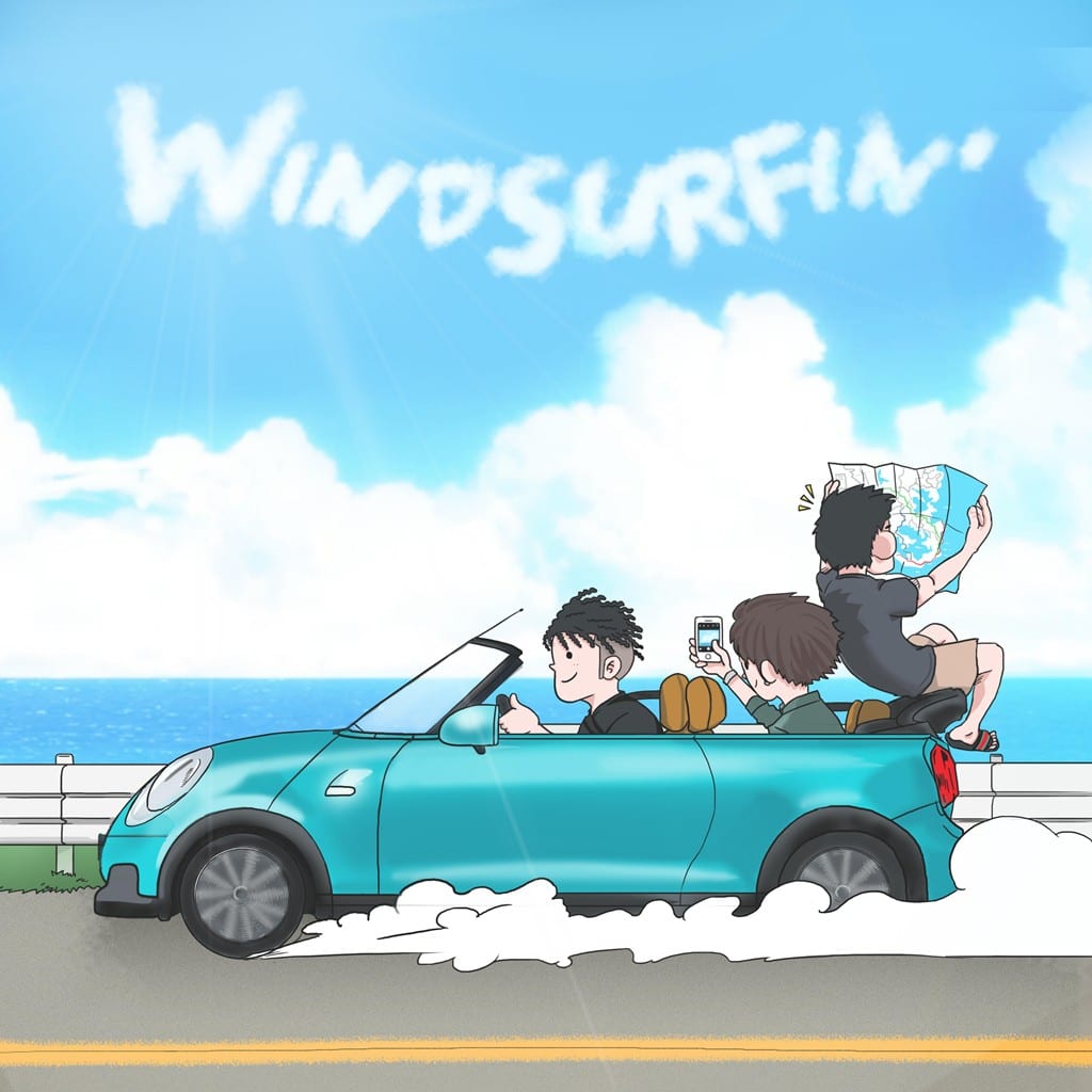 CiaNo, SQ, Slyme Young - Windsurfin' (cover art)