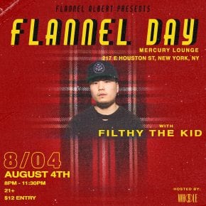 Filthy the Kid for FLANNEL DAY 2018 (poster)