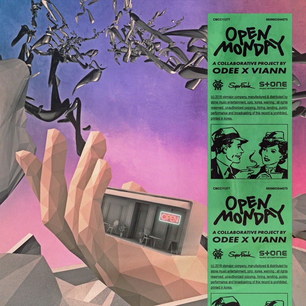 ODEE x VIANN - OPEN MONDAY (album cover)