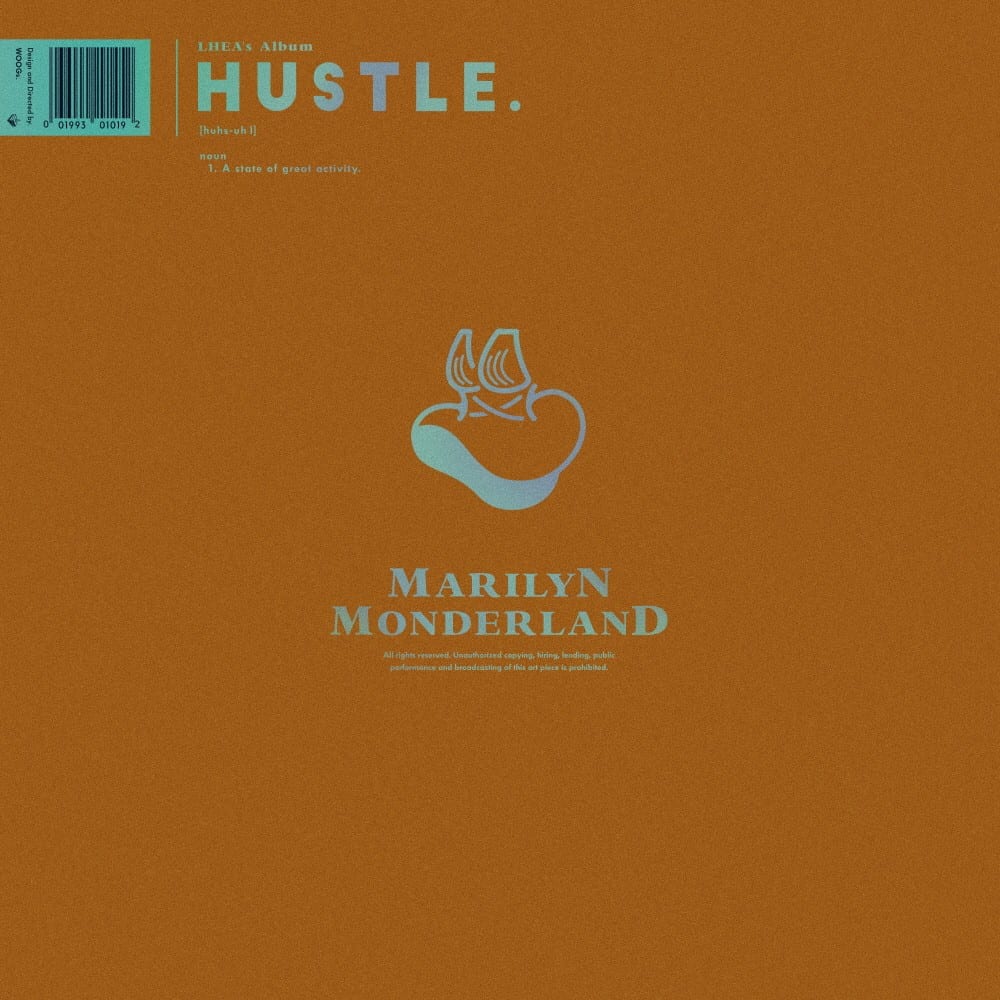 Marilyn Monderland - HUSTLE (album cover)