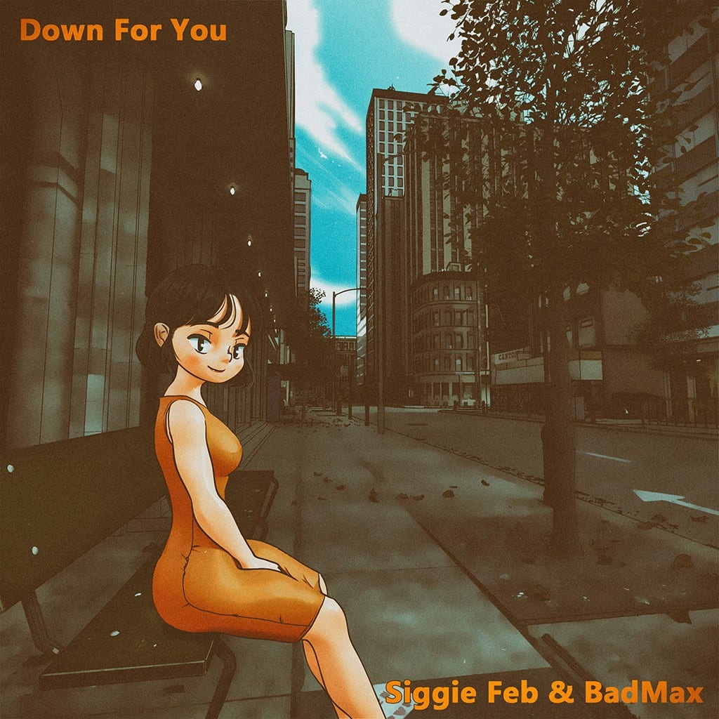 Siggie Feb - Down For You (album cover)