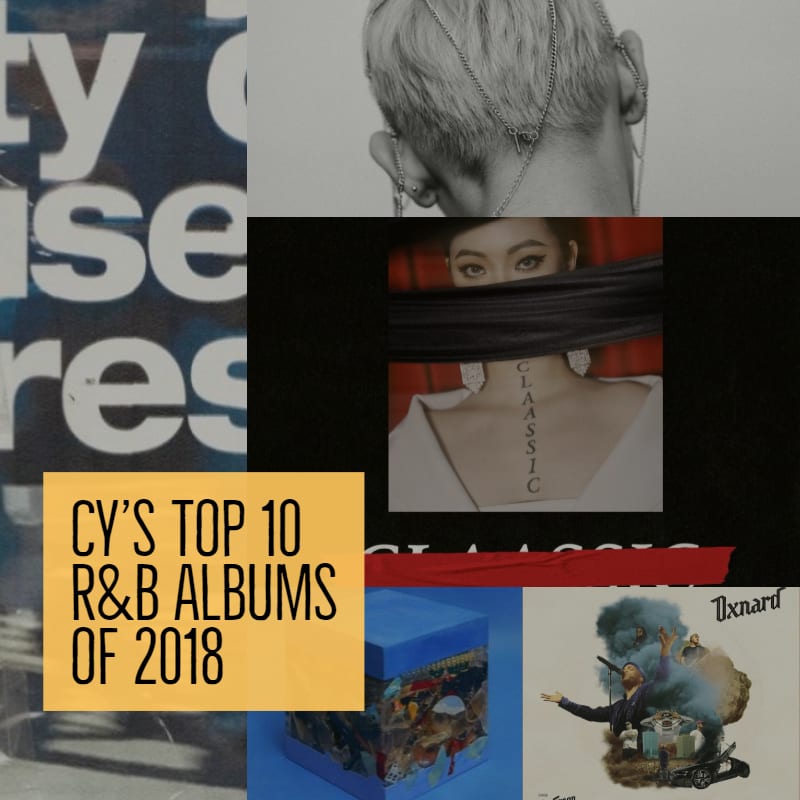 Cy's Top 10 R&B Albums of 2018