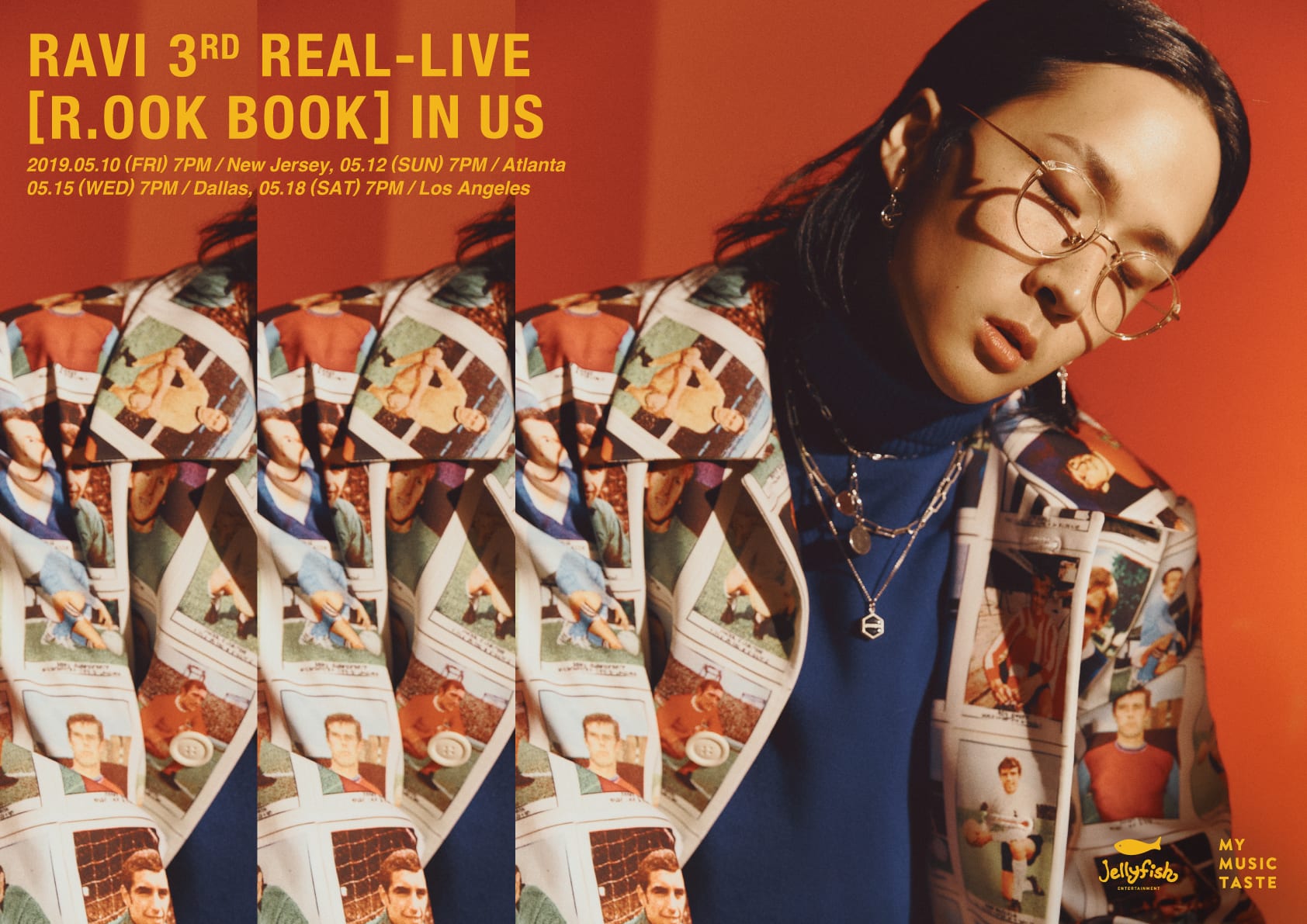 RAVI 3RD REAL-LIVE "R.OOK BOOK" IN US (tour poster)