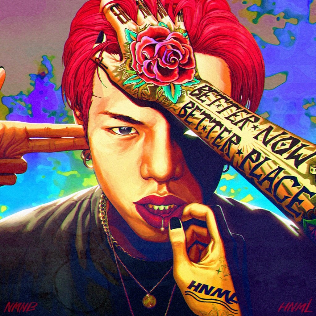 Kimchidope - BETTER NOW, BETTER PLACE (album cover)