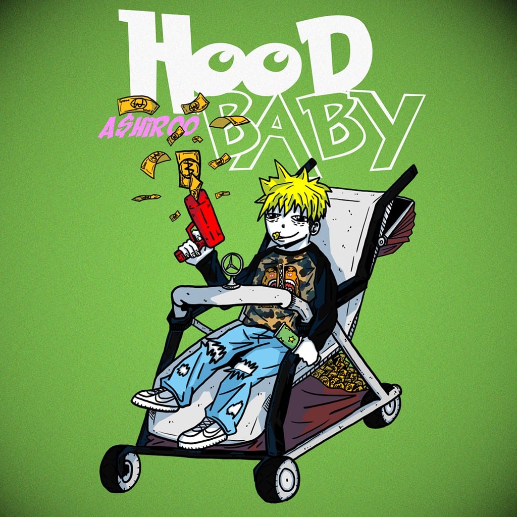 Ashiroo - Hood Baby (album cover)