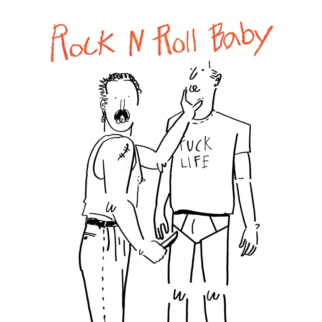 Bassagong - Rock N Roll Baby (cover art)