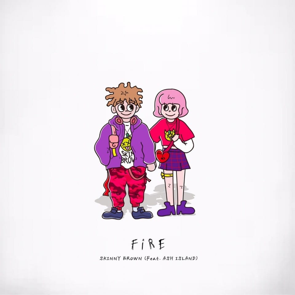 Skinny Brown - Fire (cover art)
