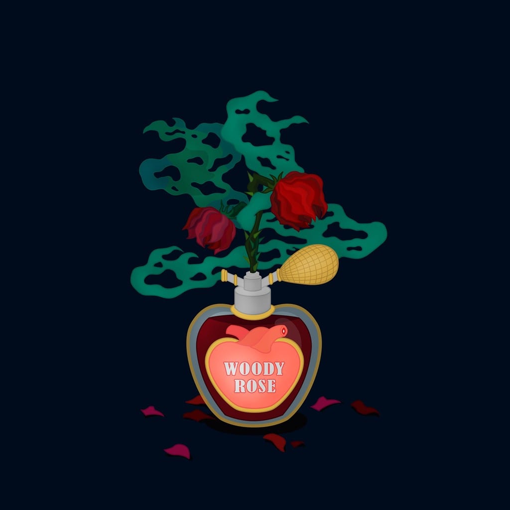 WoodyRose - Love Rose, Actually (album cover)