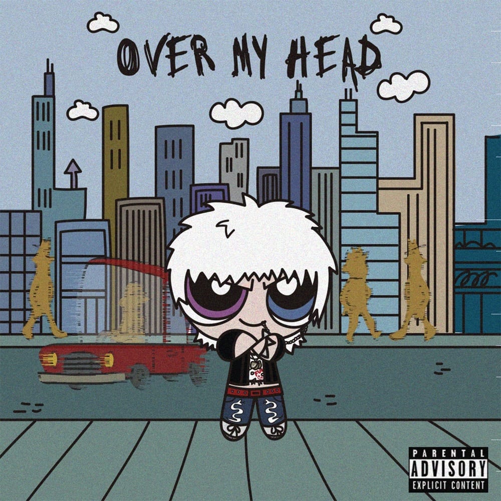 Dikkboy - Over my head (album cover)