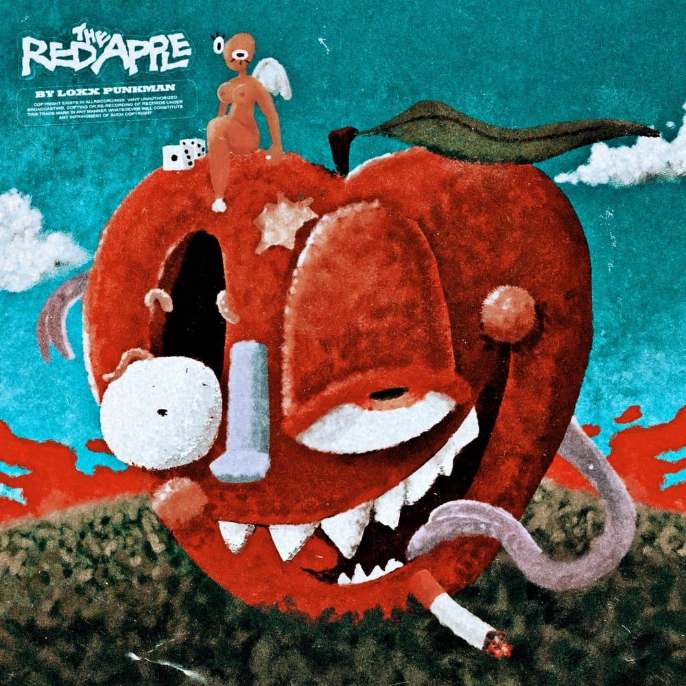 Loxx Punkman - The Red Apple (album cover)