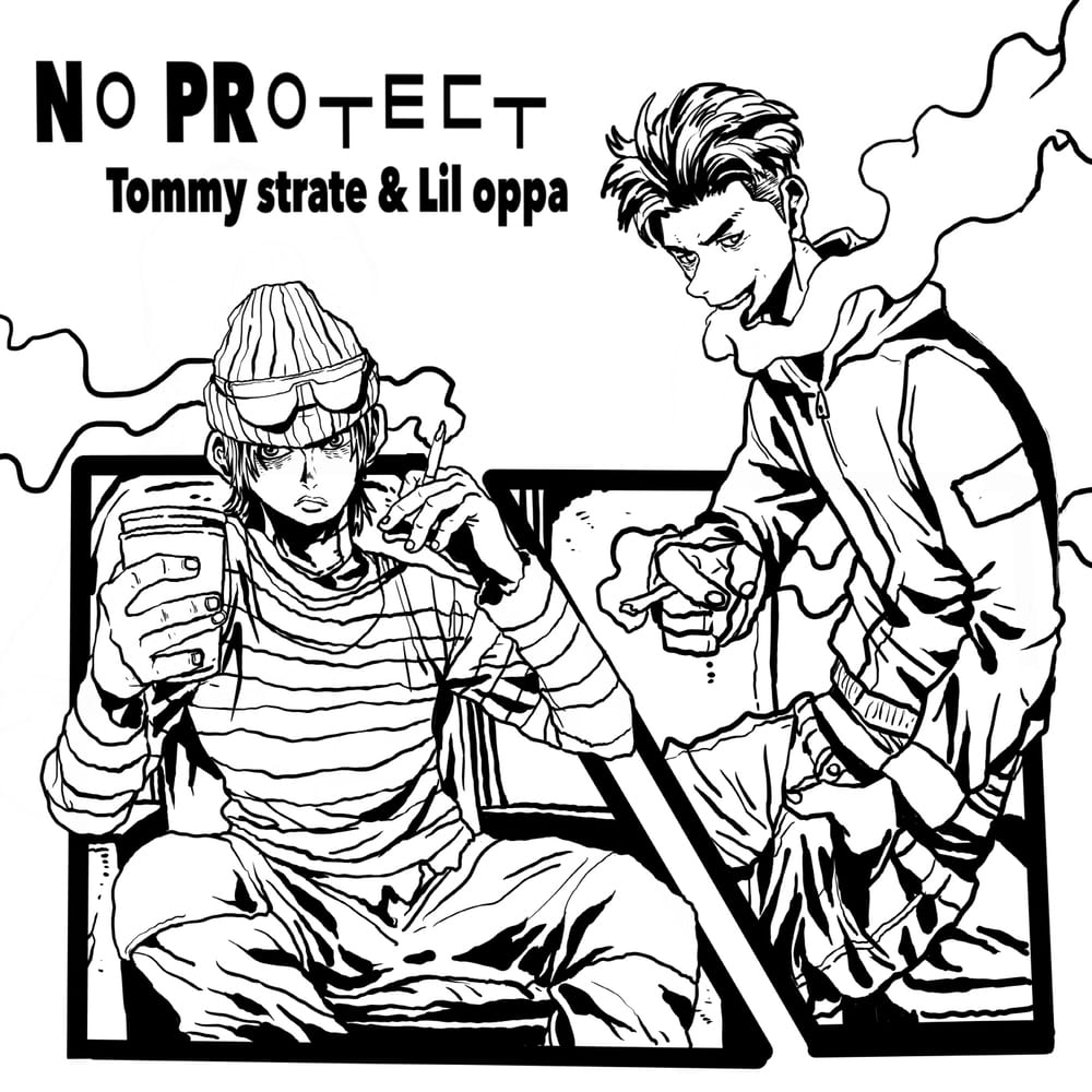 Tommy Strate & Lil Oppa - No Protect (cover art)