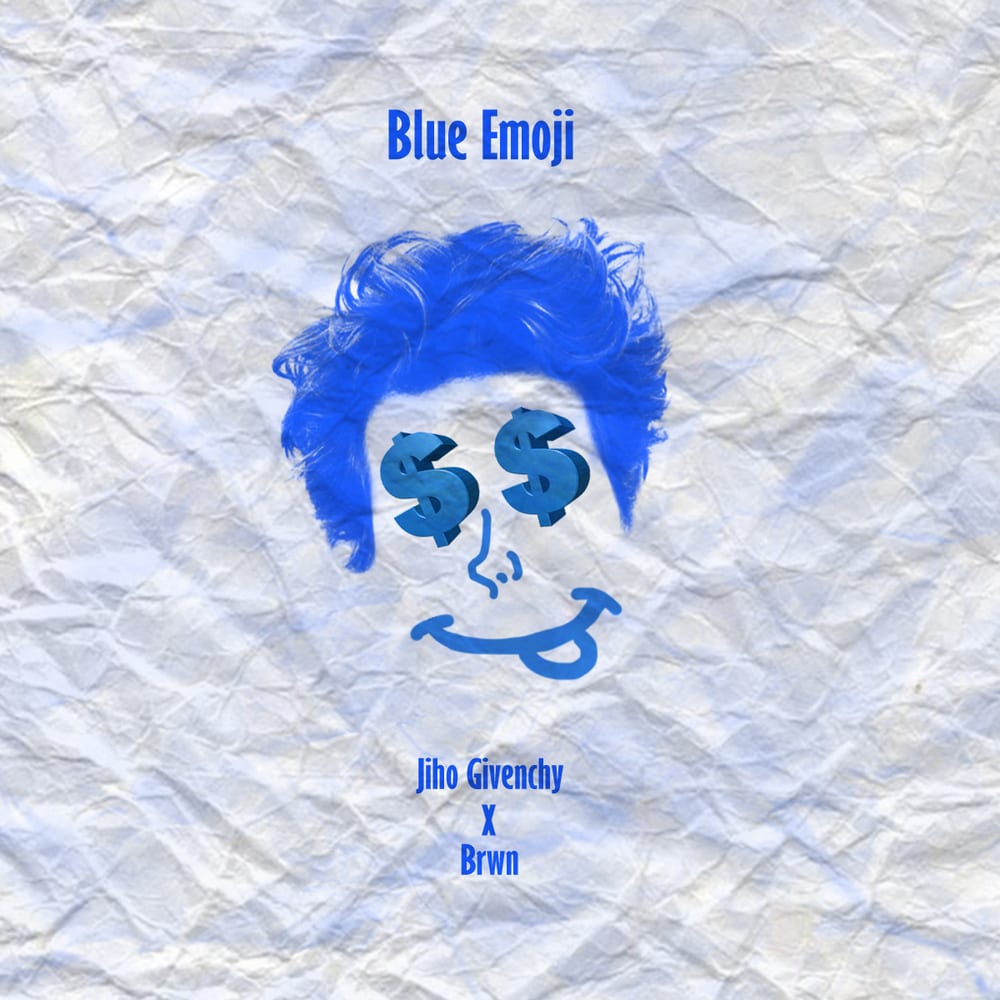 Jiho Givenchy - Blue Emoji (cover art)