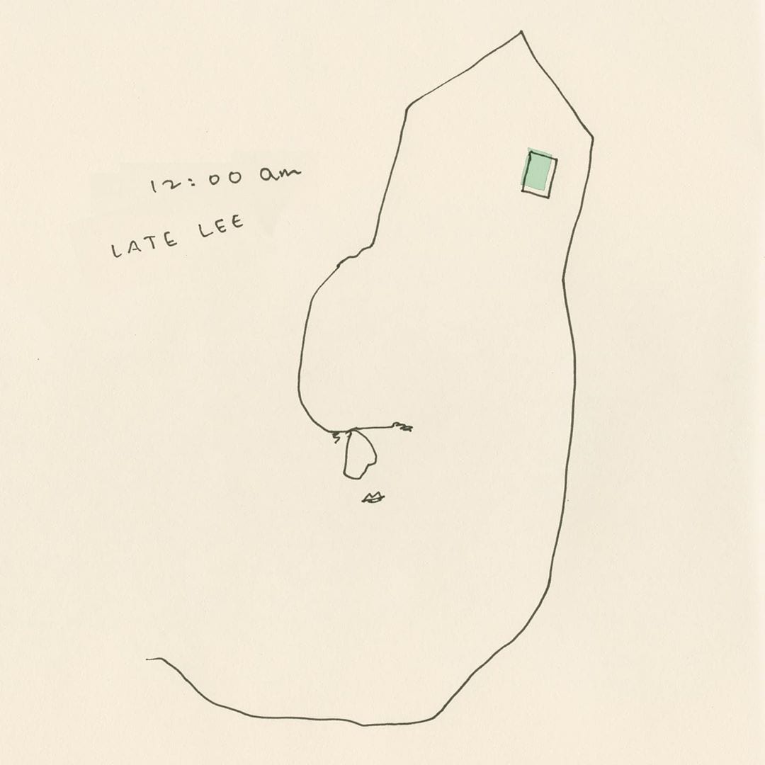 LATE LEE - 12AM (album cover)