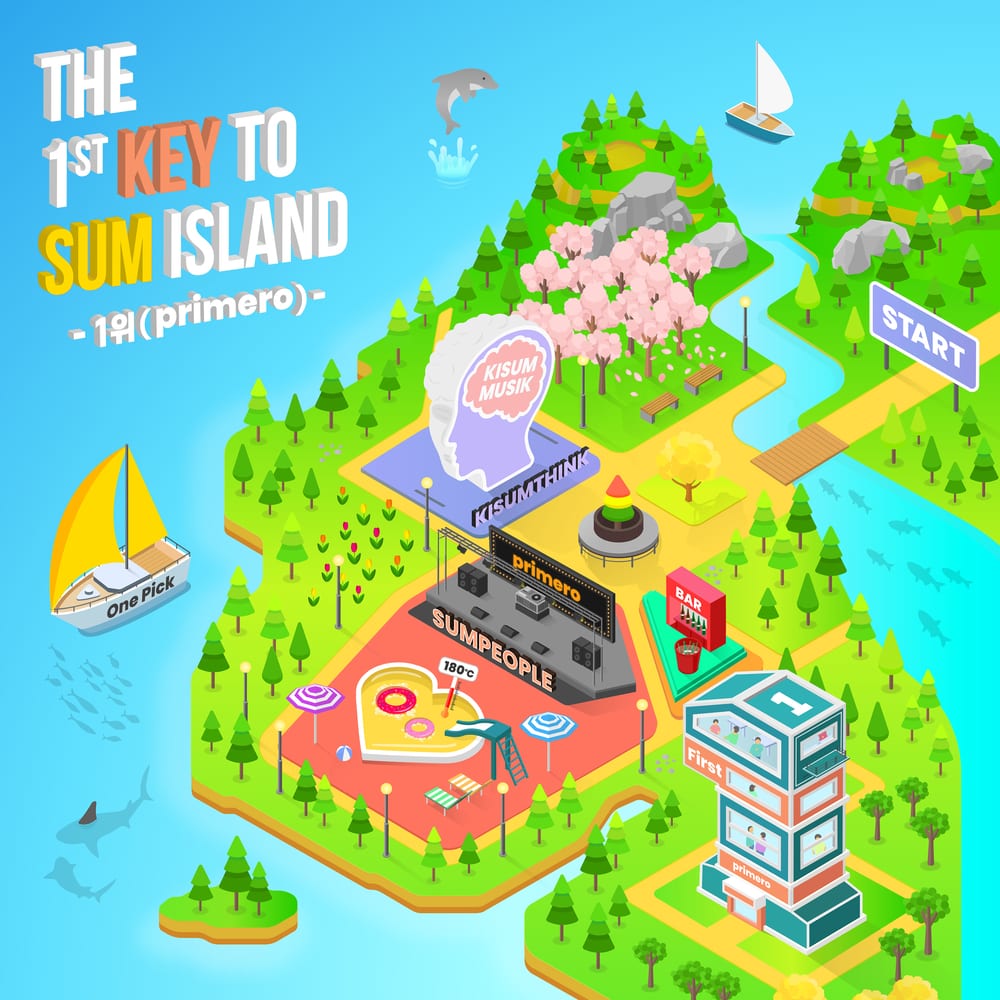 Kisum - THE 1st KEY TO SUM ISLAND (cover art)
