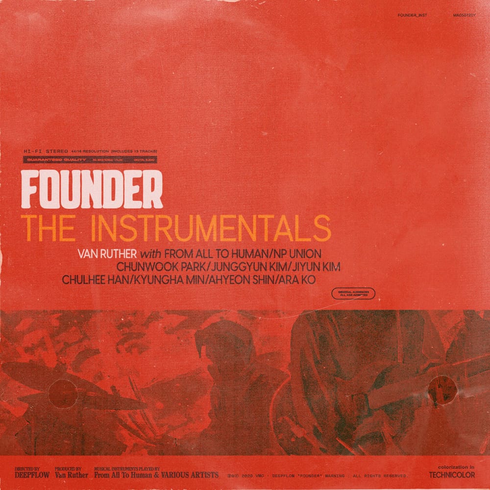 Deepflow - FOUNDER Instrumental (album cover)
