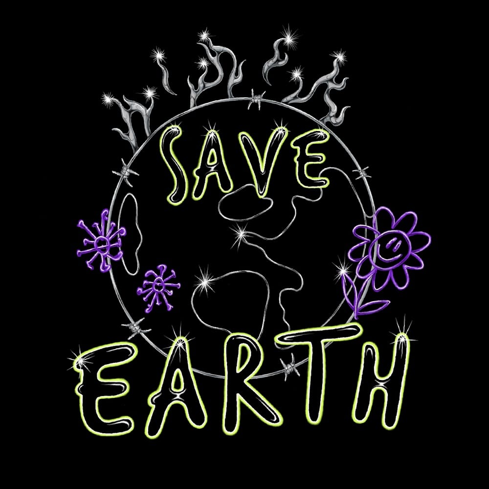 Icey Blouie - Save Earth 2020 (album cover)