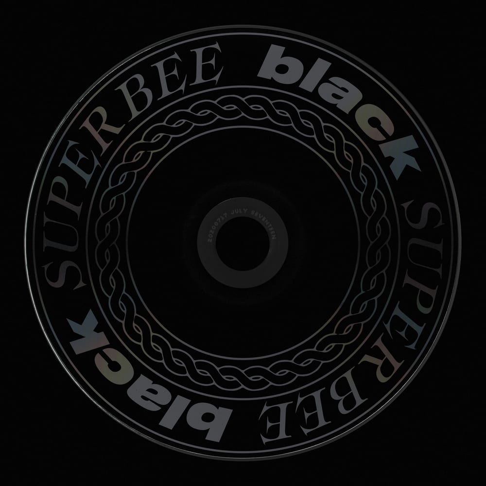 SUPERBEE - black SUPERBEE (album cover)