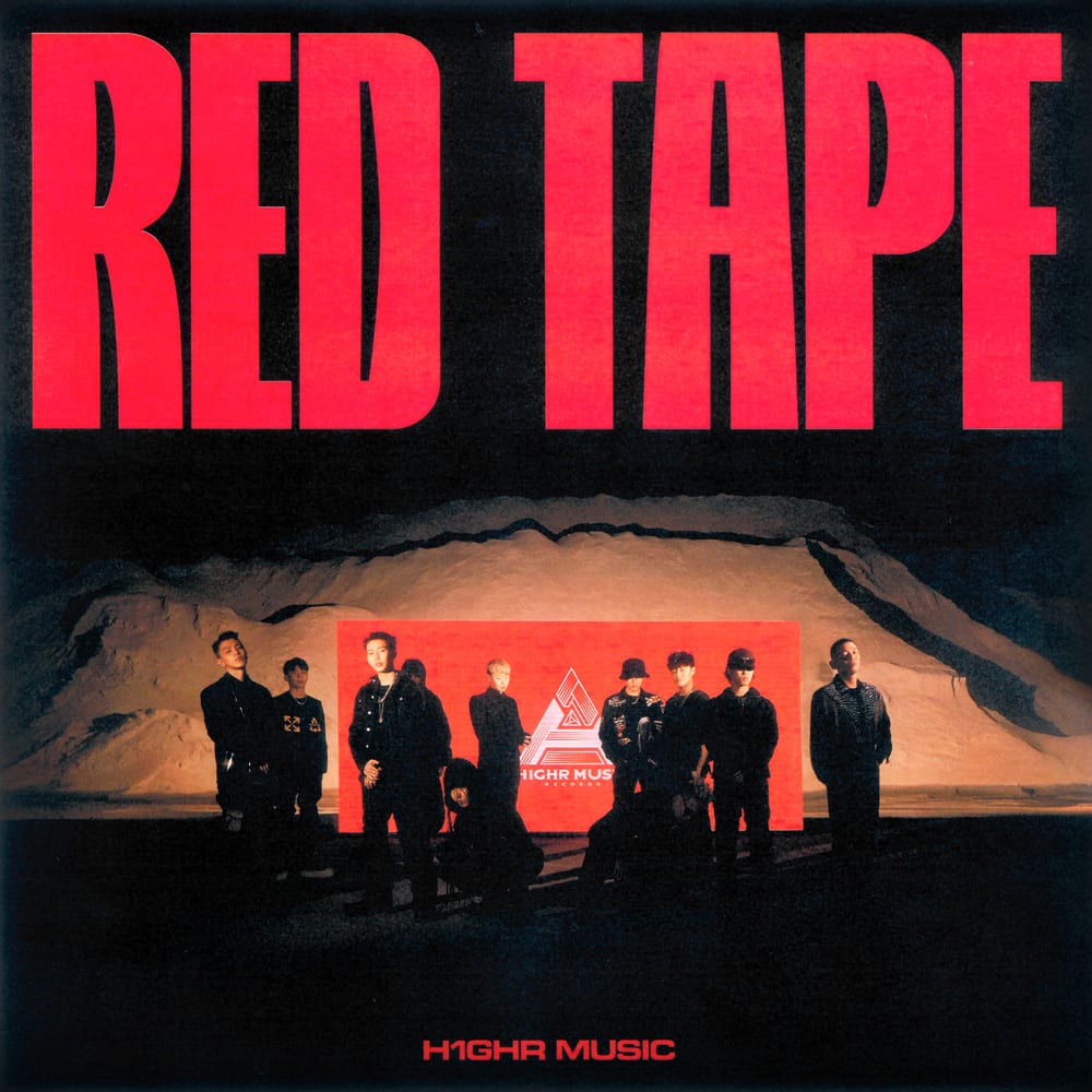 H1GHR MUSIC - H1GHR : RED TAPE (album cover)