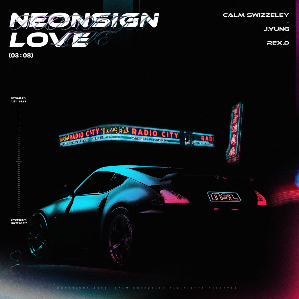 Calm Swizzlely - Neonsign Luv (cover art)